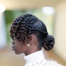 easy updo hairstyles for natural hair