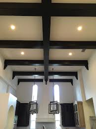 exposed wooden beams refinishing and