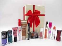 maybelline 10pc make up beauty box gift