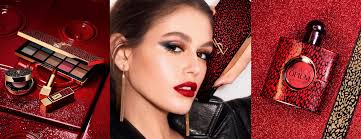 ysl beauty features edgy leopard prints
