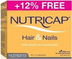 nutricap hair nails 40 5 capsules