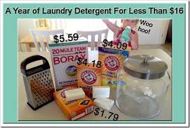 a year s worth of laundry detergent for
