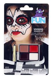 voodoo exclusive makeup kit uni black brown red one size fun costumes
