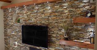 Ledgestone Fireplace Surround Interior