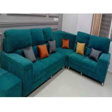 teal living room sofa set at rs 70000