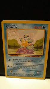 1995 pokemon cards worth money. Rare 1995 Original Squirtle Pokemon Card Near Mint Ebay