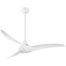 Minka Aire Wave 52 Ceiling Fan White White Blades