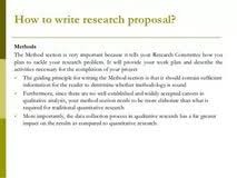 research paper methodology section example Source  Writing research papers for journals