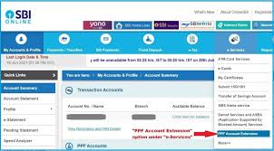 now open sbi ppf account sitting