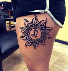 20 best tribal sun tattoo designs