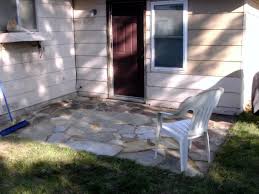 how to lay a flagstone paver patio diy