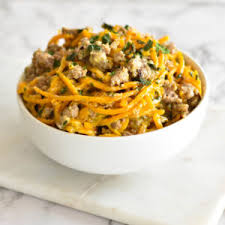 creamy ernut squash noodles with