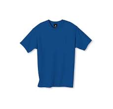 Deep Royal Blue Hanes Beefy T Blank T Shirts Wholesale