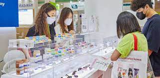 exhibit at in cosmetics korea
