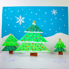 Diy Origami Christmas Tree Pop Up Card