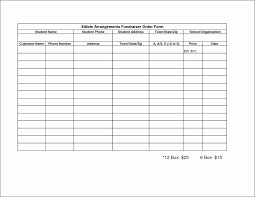 013 Fundraiser Order Form Template Excel Ideas Luxury T