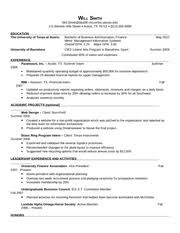 Resume templates find the perfect resume template. Mccombs Bba Resume Will Smith Will Smith Bba08 Mccombs Utexas Edu 111 Beverly Hills Street Austin Tx 78712 512 555 9999 Education The University Of Course Hero