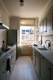 shaker galley kitchen a stylish small