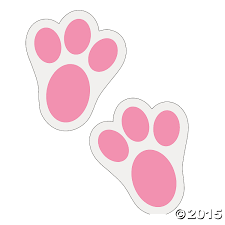 Remove the paper from the ground carefully and reveal the easter bunny footprint! Bunny Print Floor Clings 12 Pk Party Supplies Canada Open A Party
