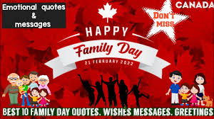 canada 2024 best family day wishes