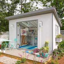 Style Your She Shed As An Art Studio
