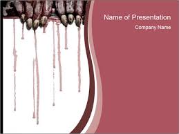 Horror Decoration Powerpoint Template Infographics Slides