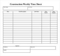 Daily Time Sheet Form Homeschool Planning Tools Business