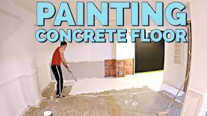 how to paint concrete floor how to
