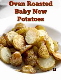 With your fingers, press in and up on the ends of each potato to open. No Fuss Easy Oven Roasted Baby New Potatoes Recipe