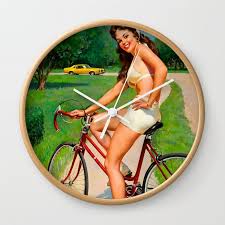 Bicycle Retro Vintage Art Wall Clock