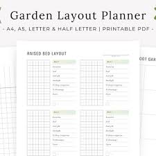 Garden Layout Planner Printable