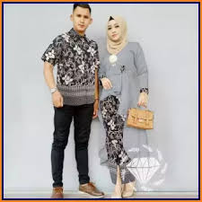 12 inspirasi kebaya hijab kekinian untuk acara wisuda, pilih mana? Batik Couple Baju Pesta Sarimbit Gamis Kebaya Couple Muslim Abu Abu Sedia Batik Couple Terbaru 2020