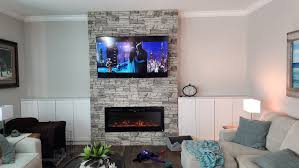 Tv Over Linear Fireplace Photos