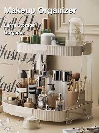 double makeup organizer for vanity