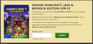 minecraft java edition pc pc key