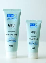 Aha+bha mild exfoliating face wash 130g. Catatan Lathifah Review Hada Labo Mild Peeling Aha Bha Makeup Remover Face Wash