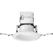 Lithonia Lighting Oneup 4 In Canless 4000k New Construction Or Remodel Dimmable Integrated Led Recessed Light Kit With White Baffle Trim 4jbk Rd 40k 90cri Mw M6 The Home Depot