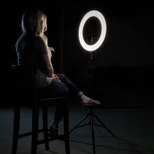 dracast halo plus series led180 bicolor ring light and light stand kit