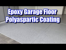 garage floor epoxy using polyaspartic
