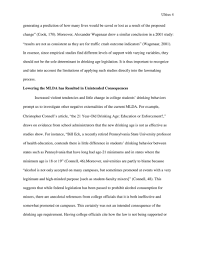 Looking for legal research paper? Ultius Inc Research Paper On Legal Drinking Age Unintended Consequences In Mla Format Page 3 Created With Publitas Com