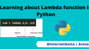 lambda function in python
