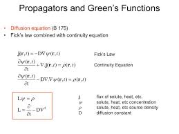 Ppt Propagators And Green S Functions