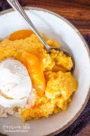peach cobbler with cake mix
