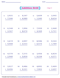 We have tons of fun multiplication activities for you to practice multiplication with grade 2, grade 3, grade 4, grade 5, and grade 6 students! 4th Grade Math Worksheets