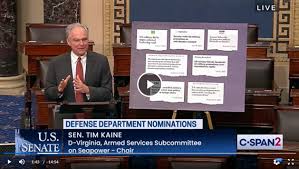 video kaine delivers sch on senate