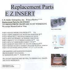 Ez Insert Stove Parts