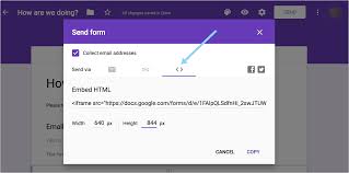 how to share a google form to collect