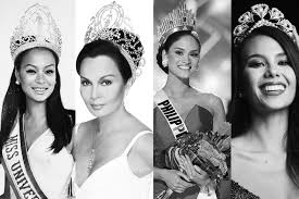 a look back on the four filipina miss universe queens philippine a look back on the four filipina miss universe queens