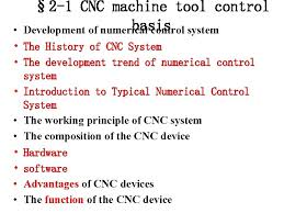  the concept of nc was proposed in the late 1940s by john parsons who. Chapter 2 Computer Numerical Control System