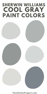 Sherwin Williams Cool Gray Paint Colors